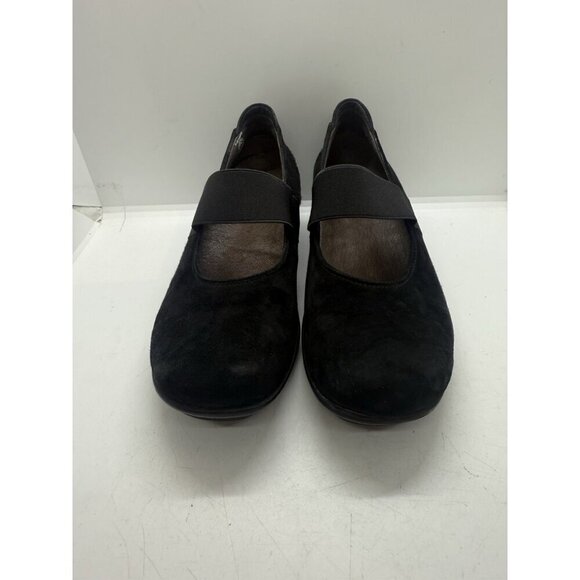 Wolky Women's Size 7.5 US 38 EU Mary Jane Walking Shoes Black Suede Platform - Picture 2 of 9